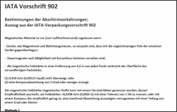 IATA-Vorschrift 902